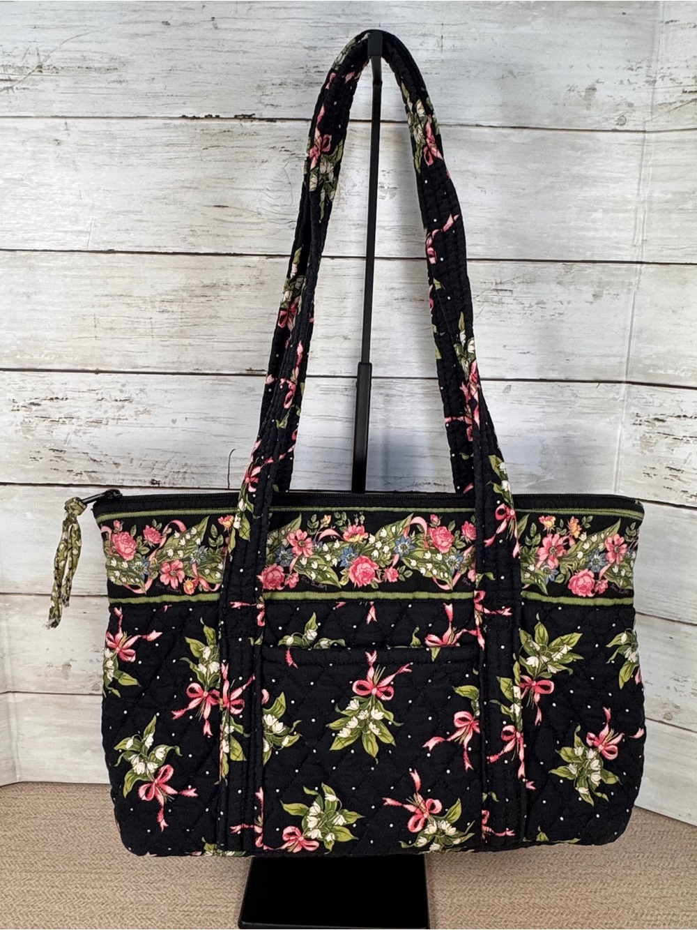 Vera Bradley Quilted Tote | Retired New Hope pattern | Vintage | Breast Cancer